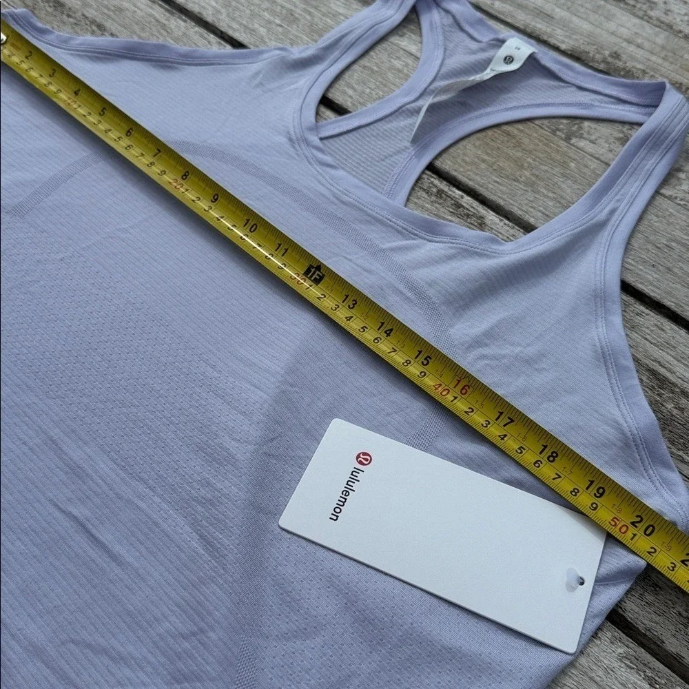 Lululemon Swiftly Tech Racerback Tank Top‎ purple Lavender Frost size 14 NWT